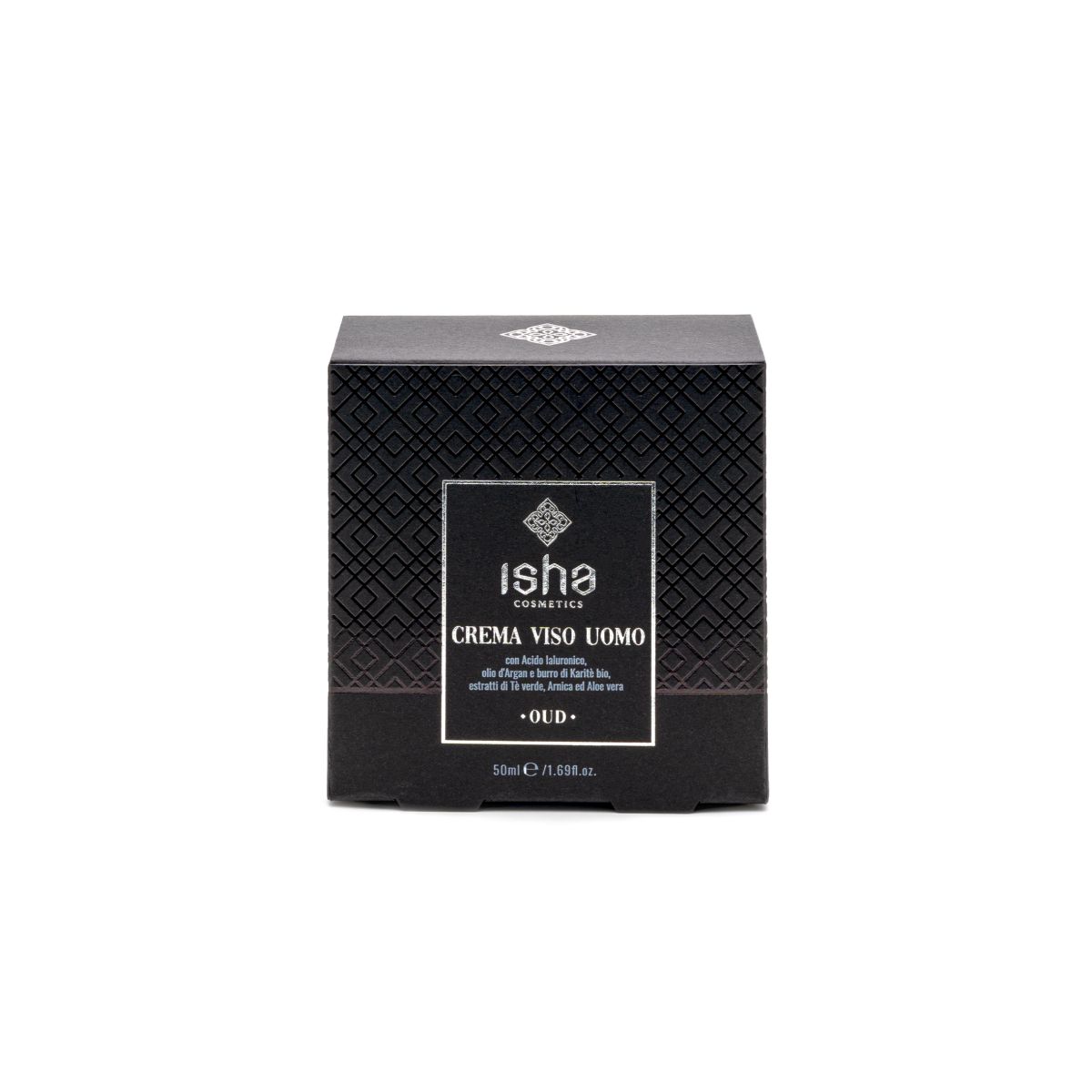 Crema Viso Uomo | Acido Ialuronico Ed Olio D’argan Profumo Oud