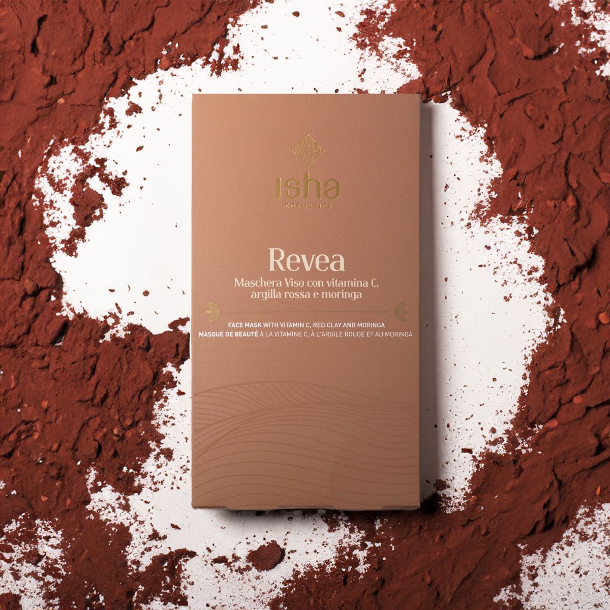 Revea – Maschera Viso Con Vitamina C, Argilla Rossa E Moringa