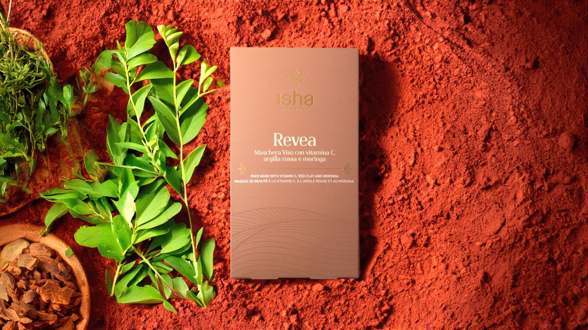 Revea – Maschera Viso Con Vitamina C, Argilla Rossa E Moringa