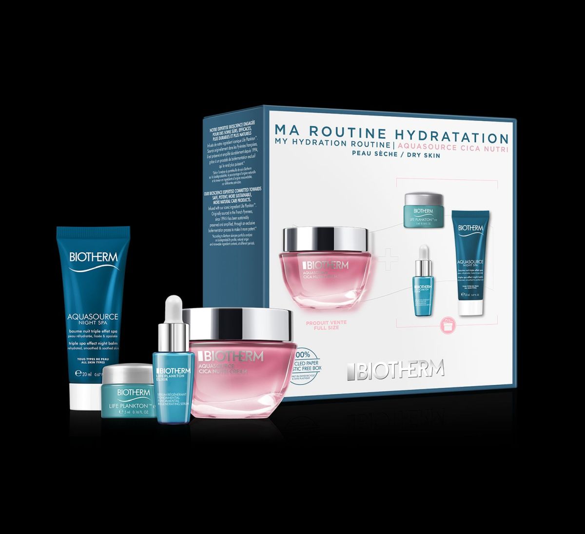 Cofanetto Idratazione Viso Aquasource Cica Nutri Cream, Pelli Secche