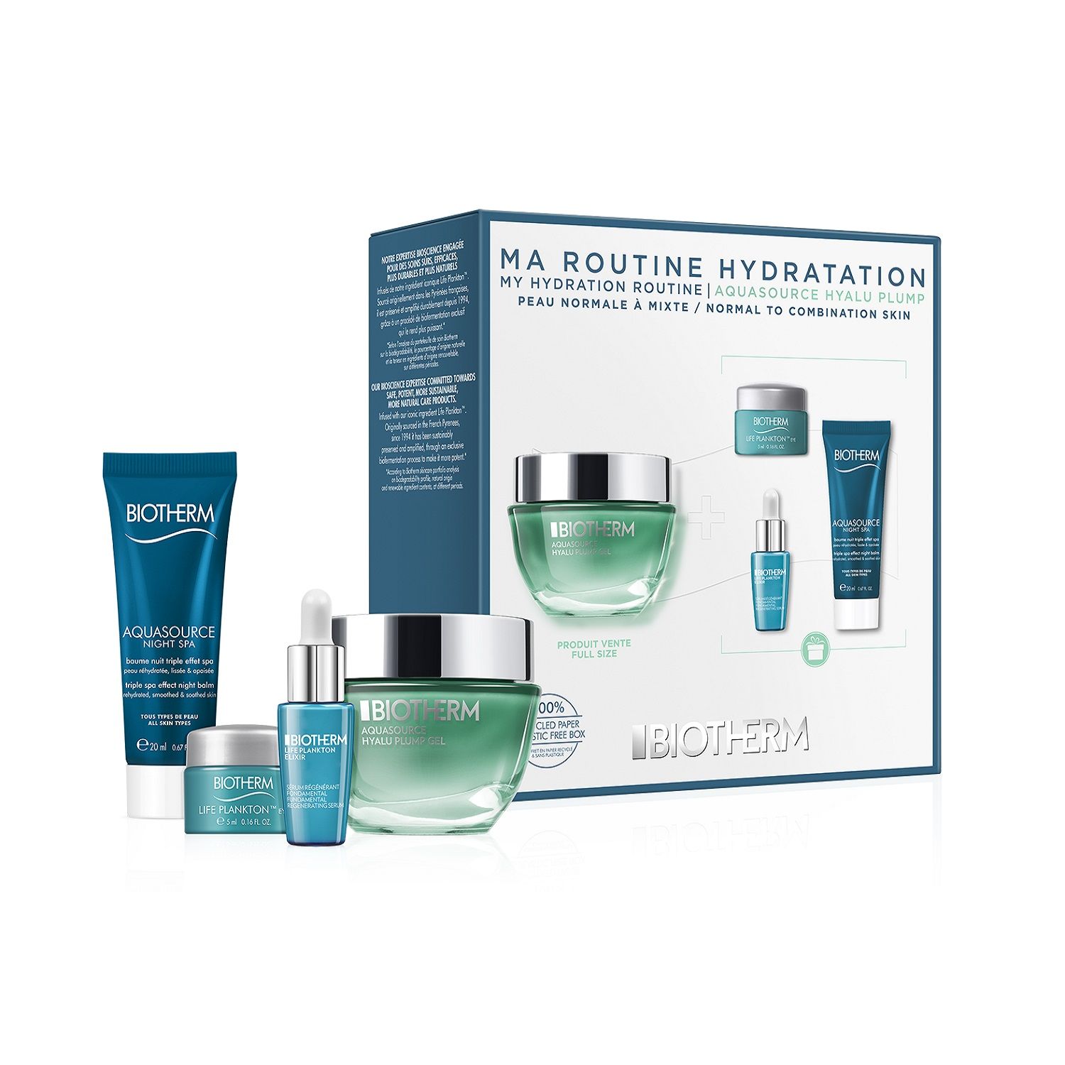 Cofanetto Idratazione Viso Aquasource Hyalu Plump Gel