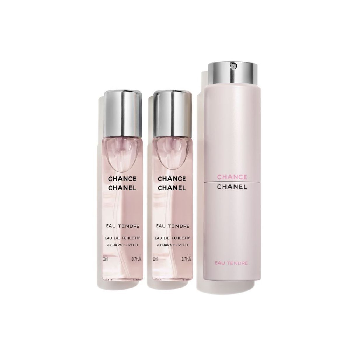 Chance Eau Tendre Eau De Toilette Twist And Spray Ricaricabile 3 X 20 Ml