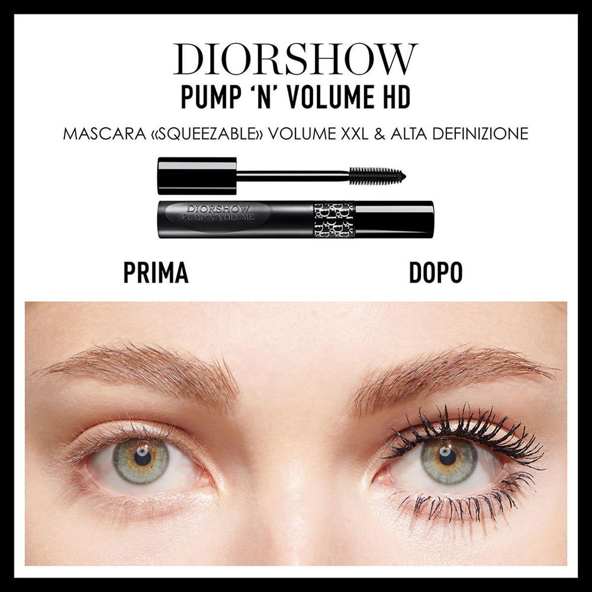 Volume Xxl Immediato- Effetto Ciglia Moltiplicate - Hd Formula 255 - Blue Pump