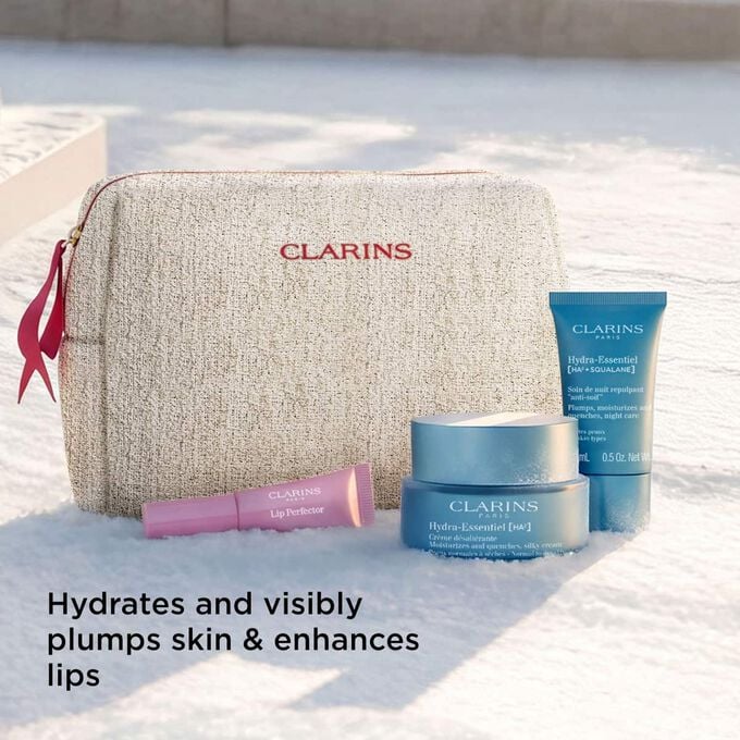 Clarins Rituale Trattamento Viso - Hydra-Essentiel all'acido ialuronico