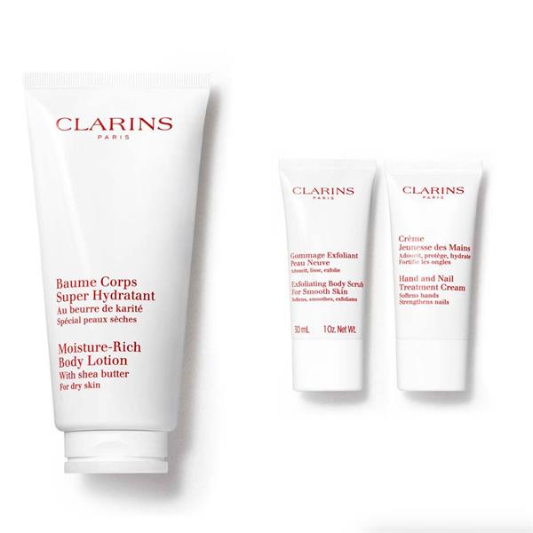 Clarins Cofanetto Baume Corps Super Hydratant