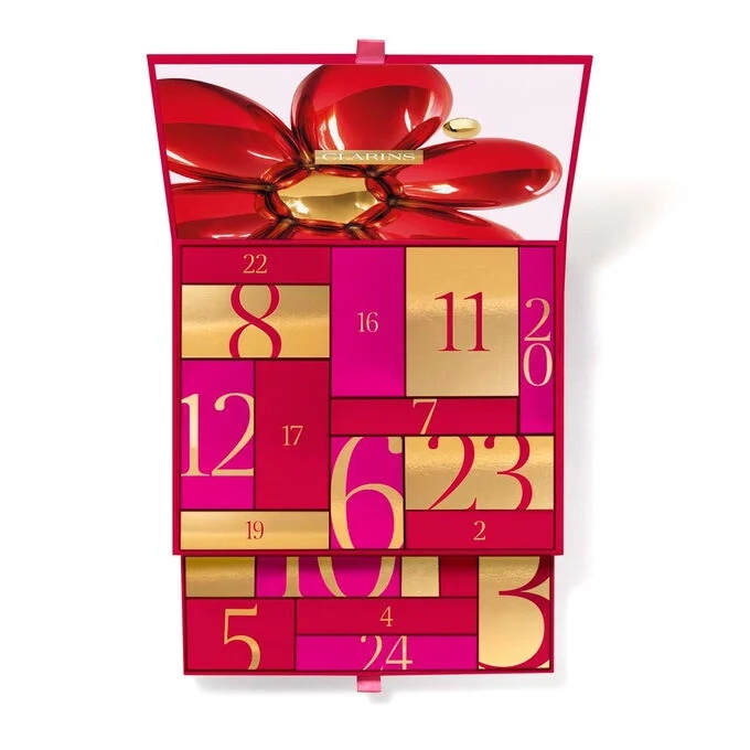 Clarins Calendario dell'Avvento 24 giorni - Trattamento e make-up
