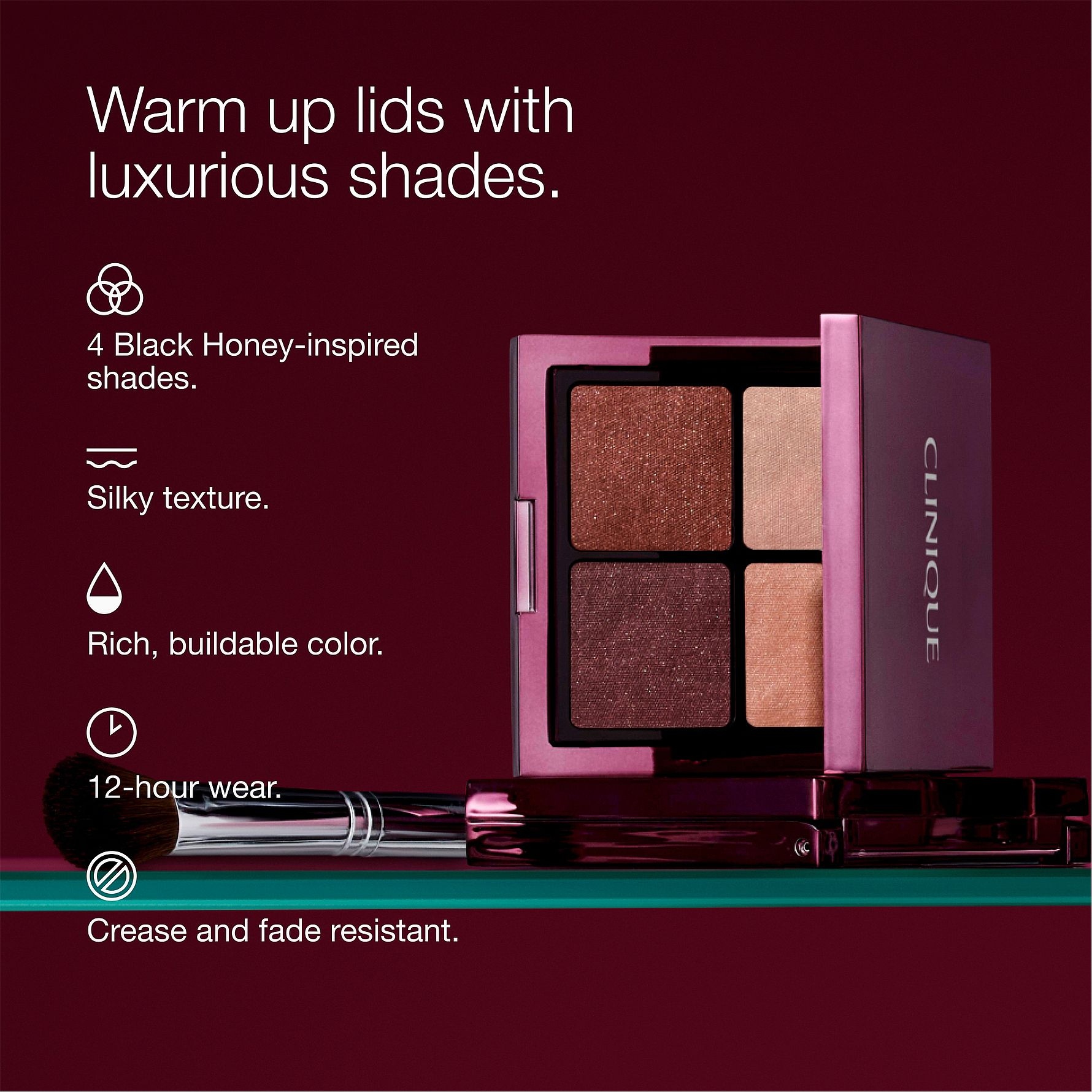 Clinique All About Shadow Quad - Black Honey