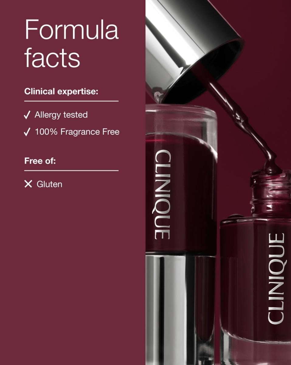 Clinique Color Rich Nail Polish in Black Honey smalto per unghie 9 ml Bordeaux Lucido