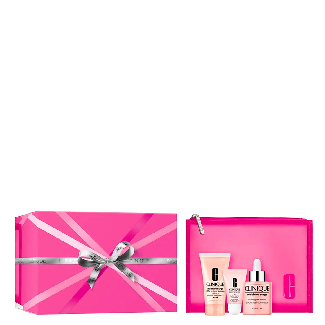 Clinique Cofanetto Moisture Surge Active Glow Serum – Set Skincare Idratante e Illuminante