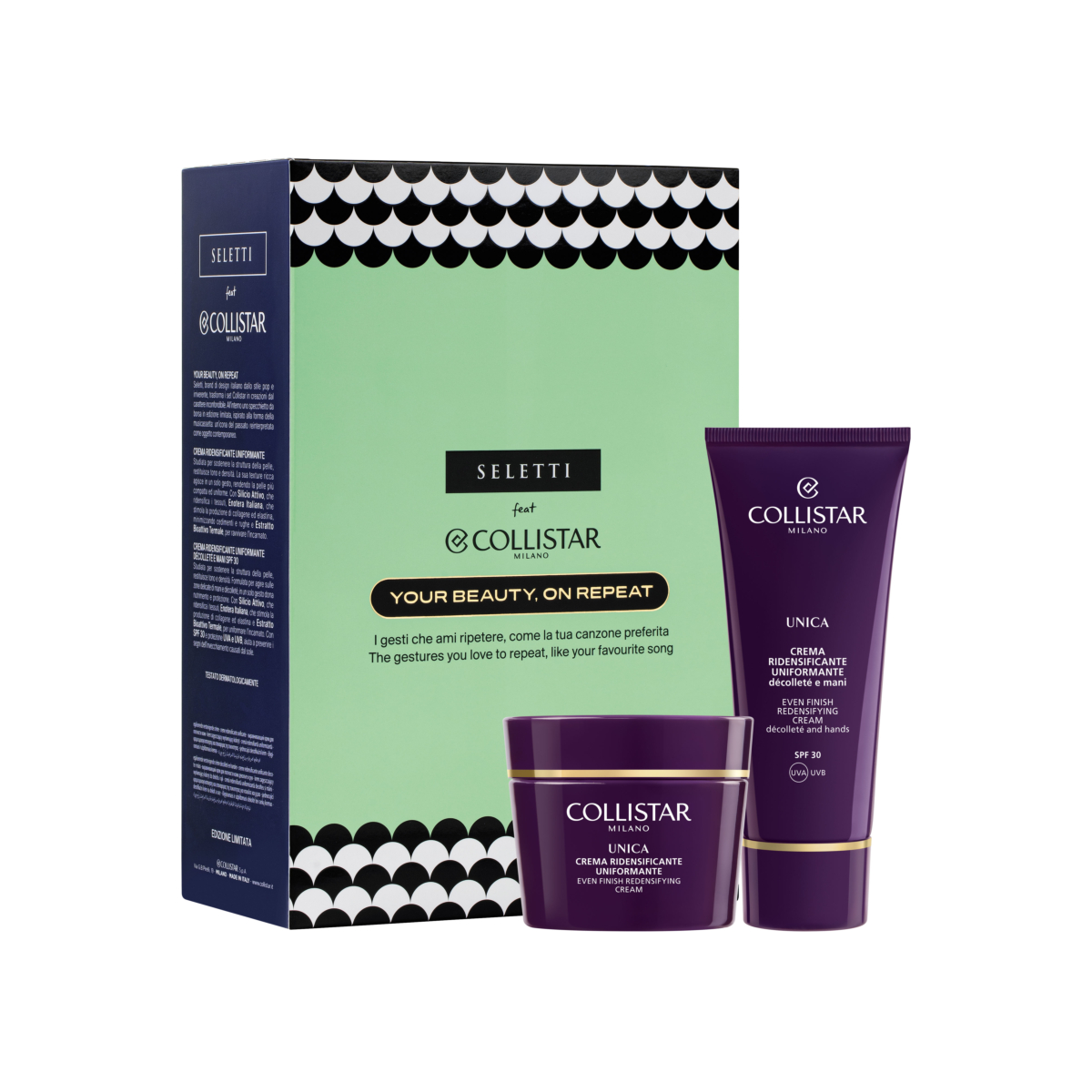 Collistar Cofanetto Unica Crema Ridensificante Uniformante 50 ml