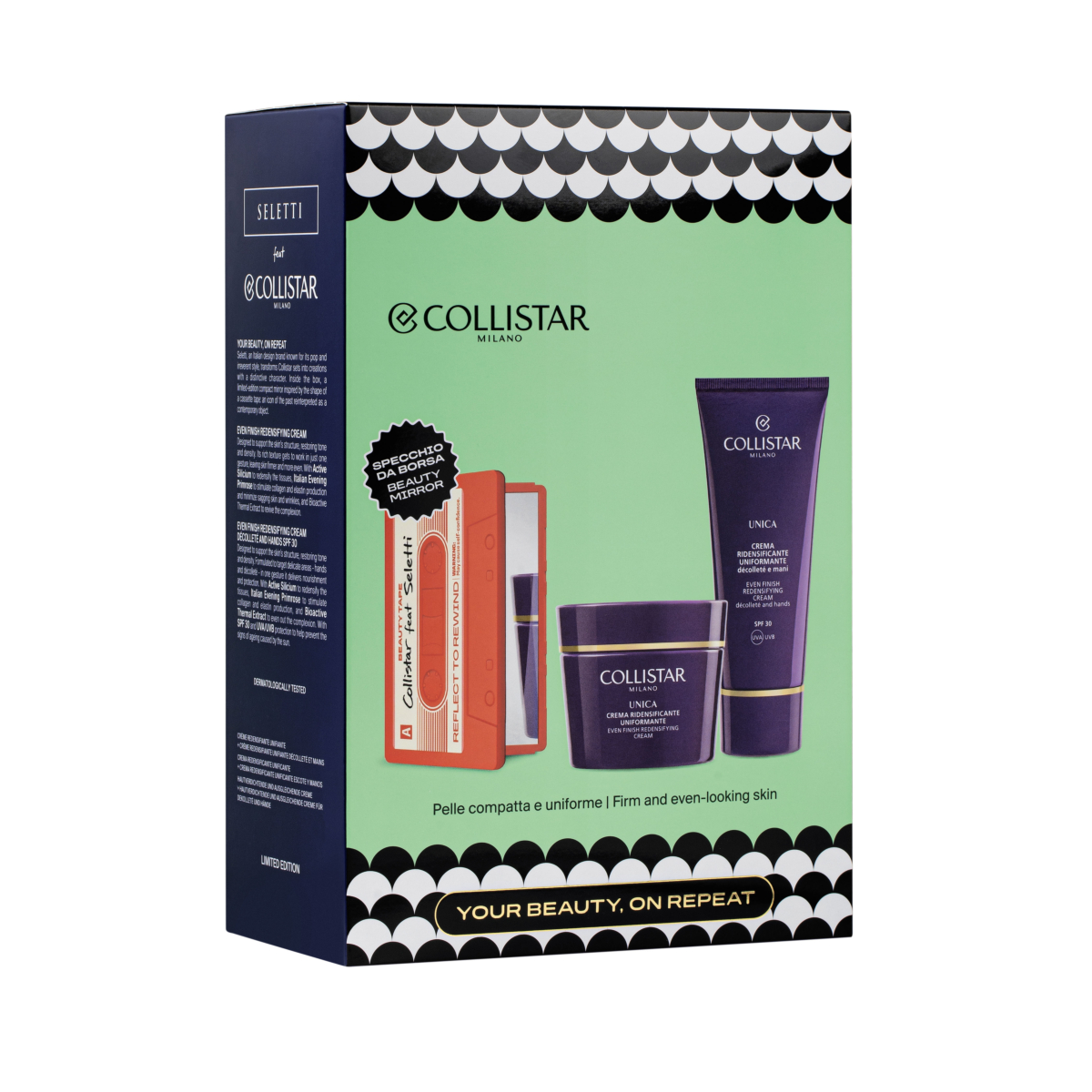 Collistar Cofanetto Unica Crema Ridensificante Uniformante 50 ml