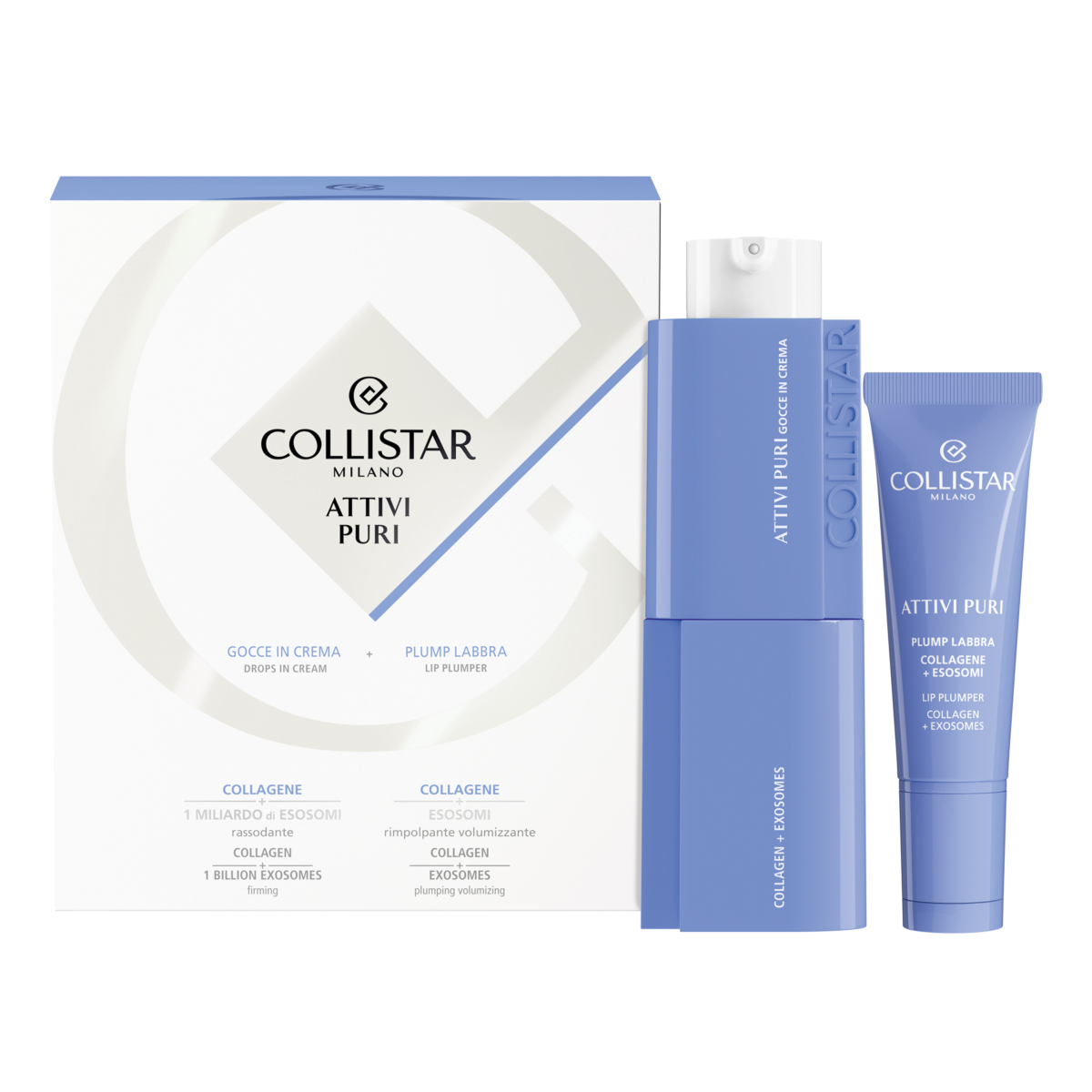 Collistar Cofanetto Attivi Puri Gocce in Crema Collagene + Esosomi