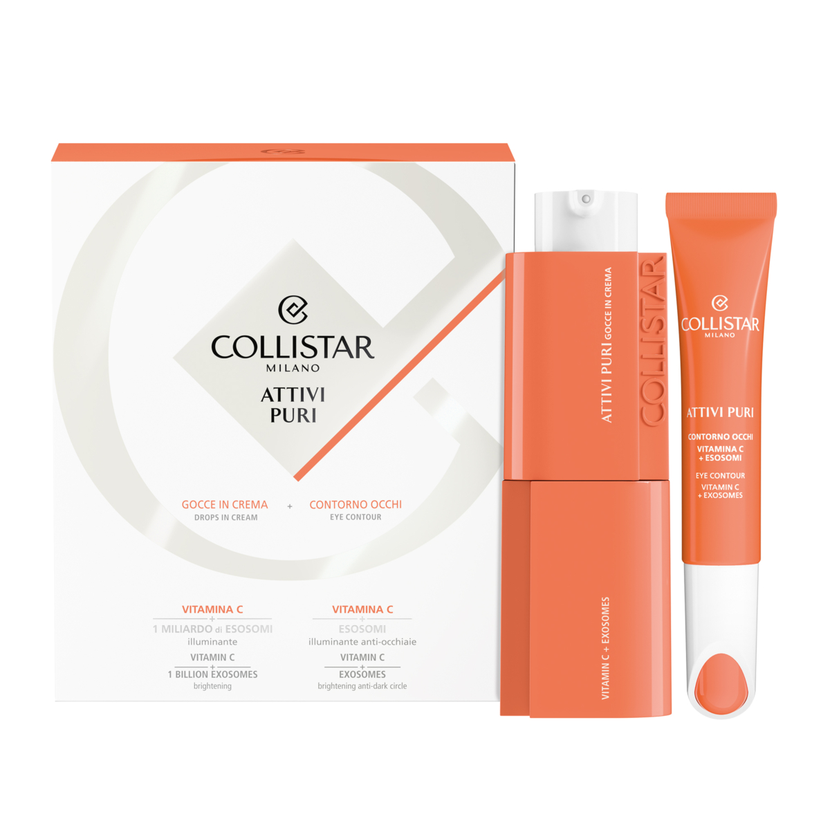Collistar Cofanetto Attivi Puri Vitamina C + Esosomi