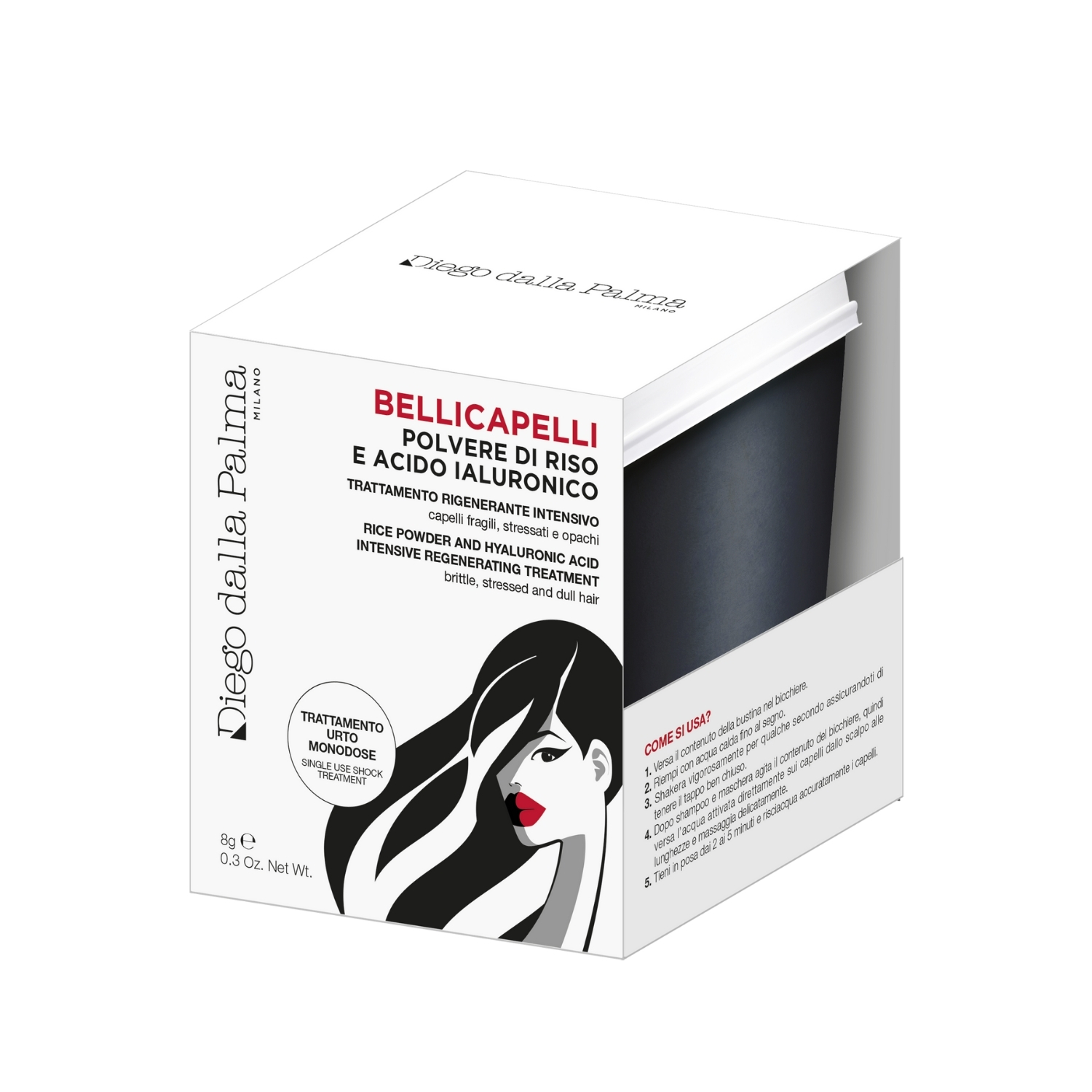 Diego Dalla Palma Bellicapelli Polvere Di Riso E Acido Ialuronico 8 Gr