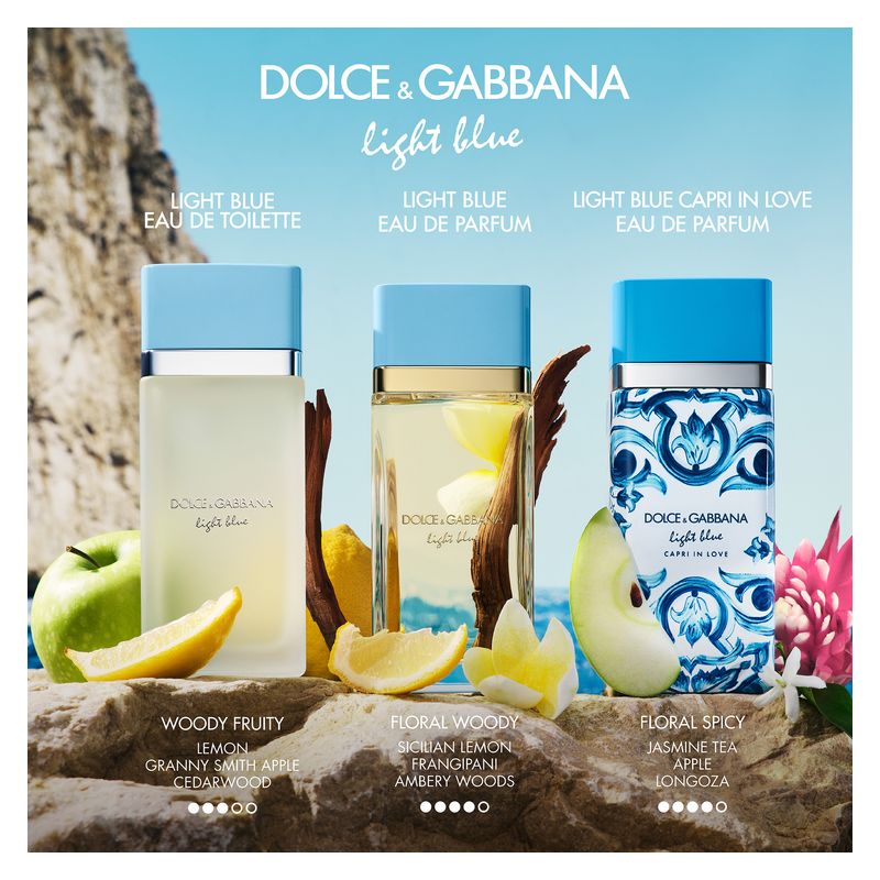 Dolce & Gabbana Light Blue Pour Femme Eau De Parfum 30 Ml