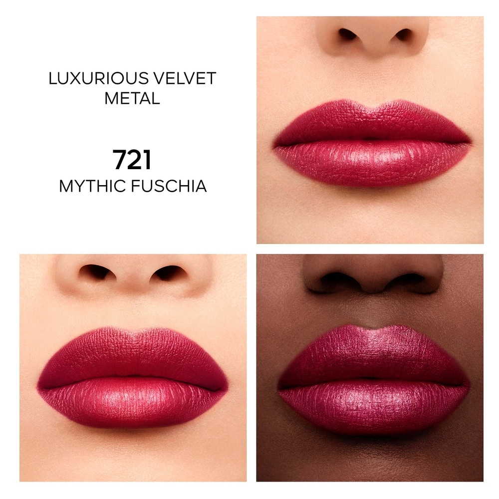 Guerlain Rouge G Luxurious Velvet Metal N. 721 Mythic Fuchsia