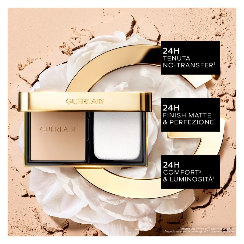 Guerlain Parure Gold Skin Control Matte Fondotinta Compatto 0n