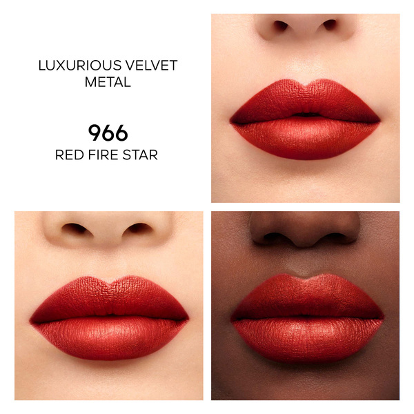 Guerlain Red Orchid Collection Rouge G Velvet Metal 966 Red Fire Star