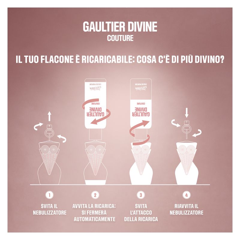 Jean Paul Gaultier Divine Couture Eau de Parfum 200 ml Ricarica