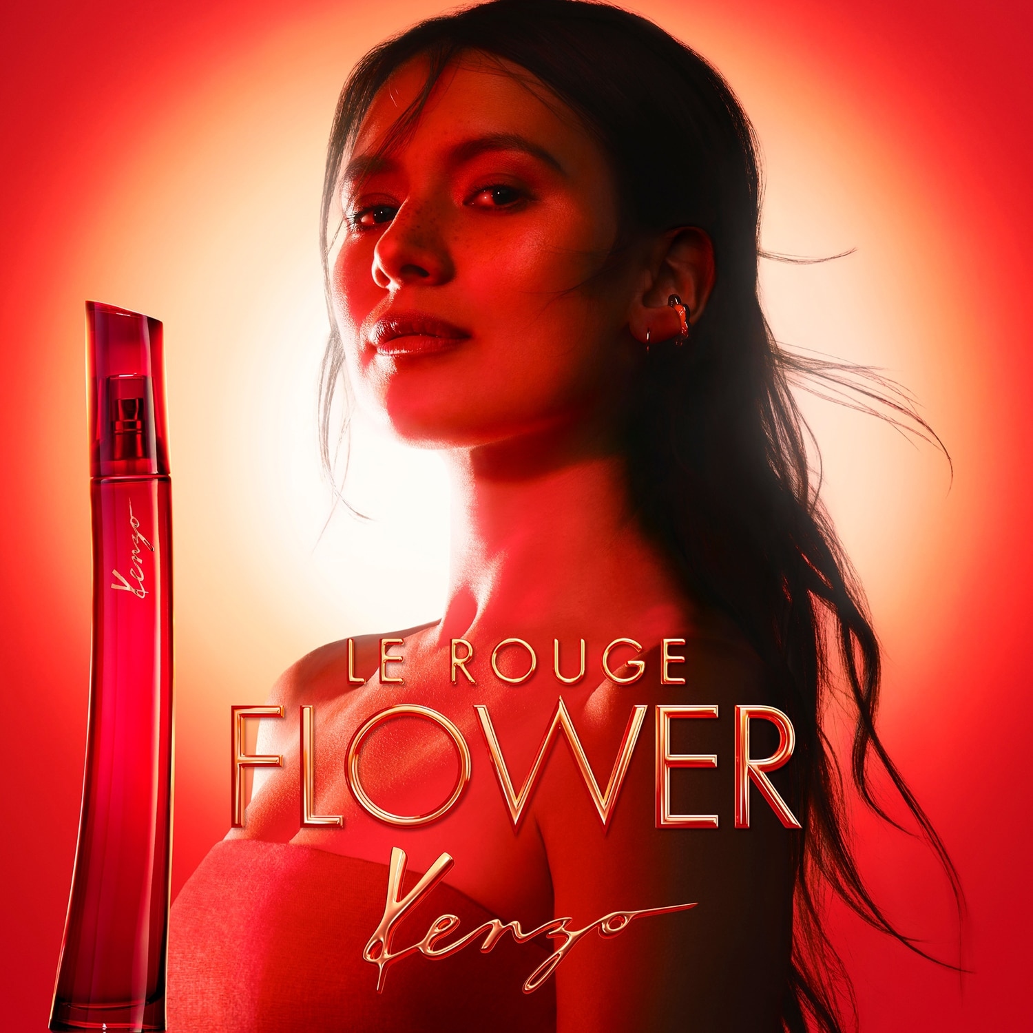 Kenzo Flower By Kenzo Le Rouge Eau De Parfum 100 Ml