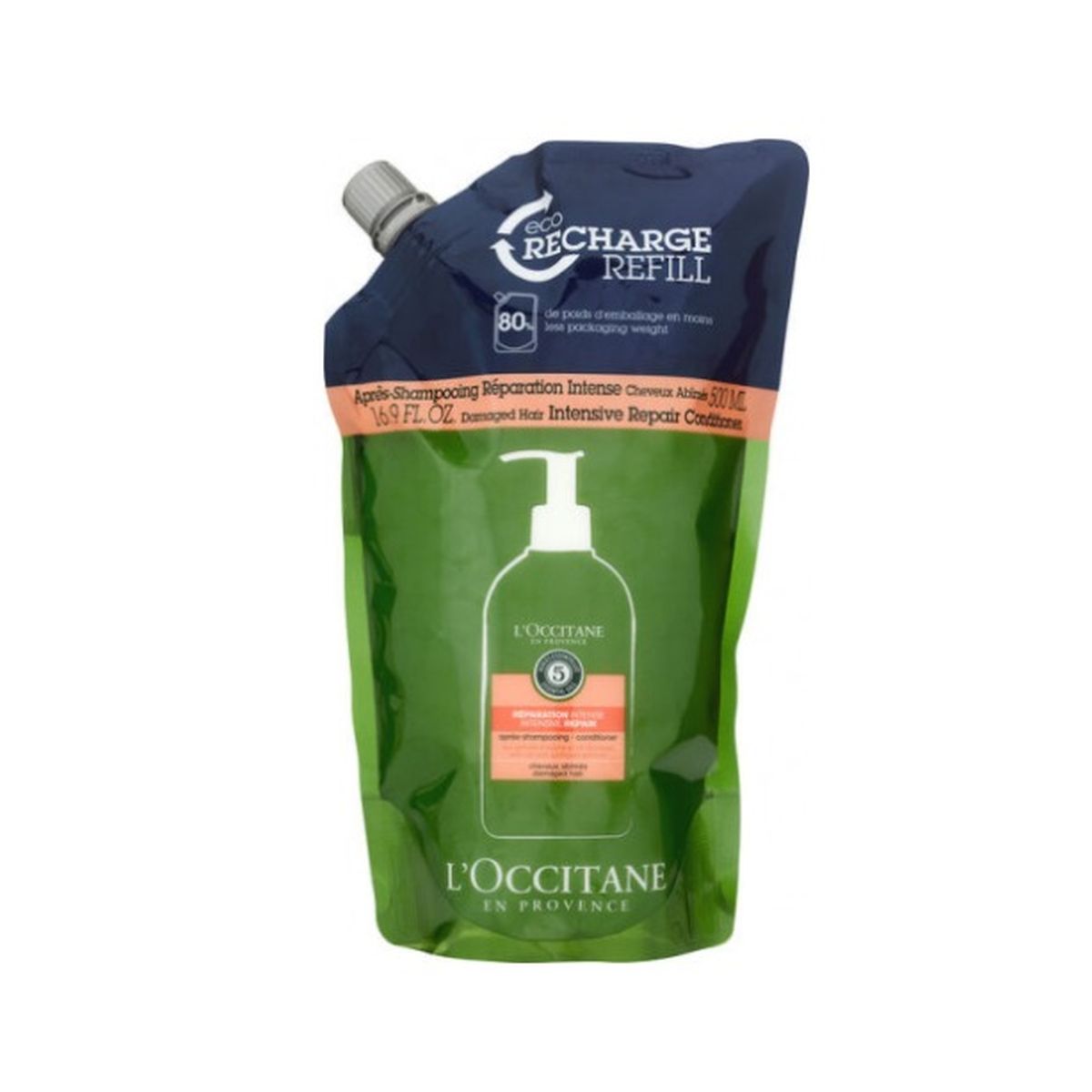 L'occitane - Eco Ricarica Balsamo  Riparatore Intenso Volume 500 Ml.