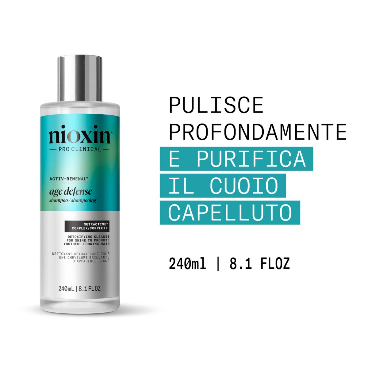 Nioxin Age Defense Shampoo 240 Ml