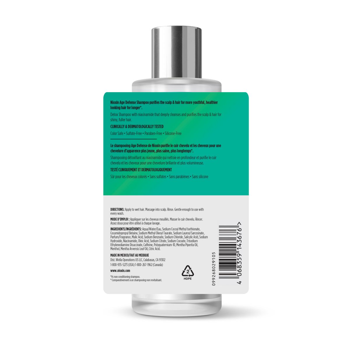 Nioxin Age Defense Shampoo 240 Ml