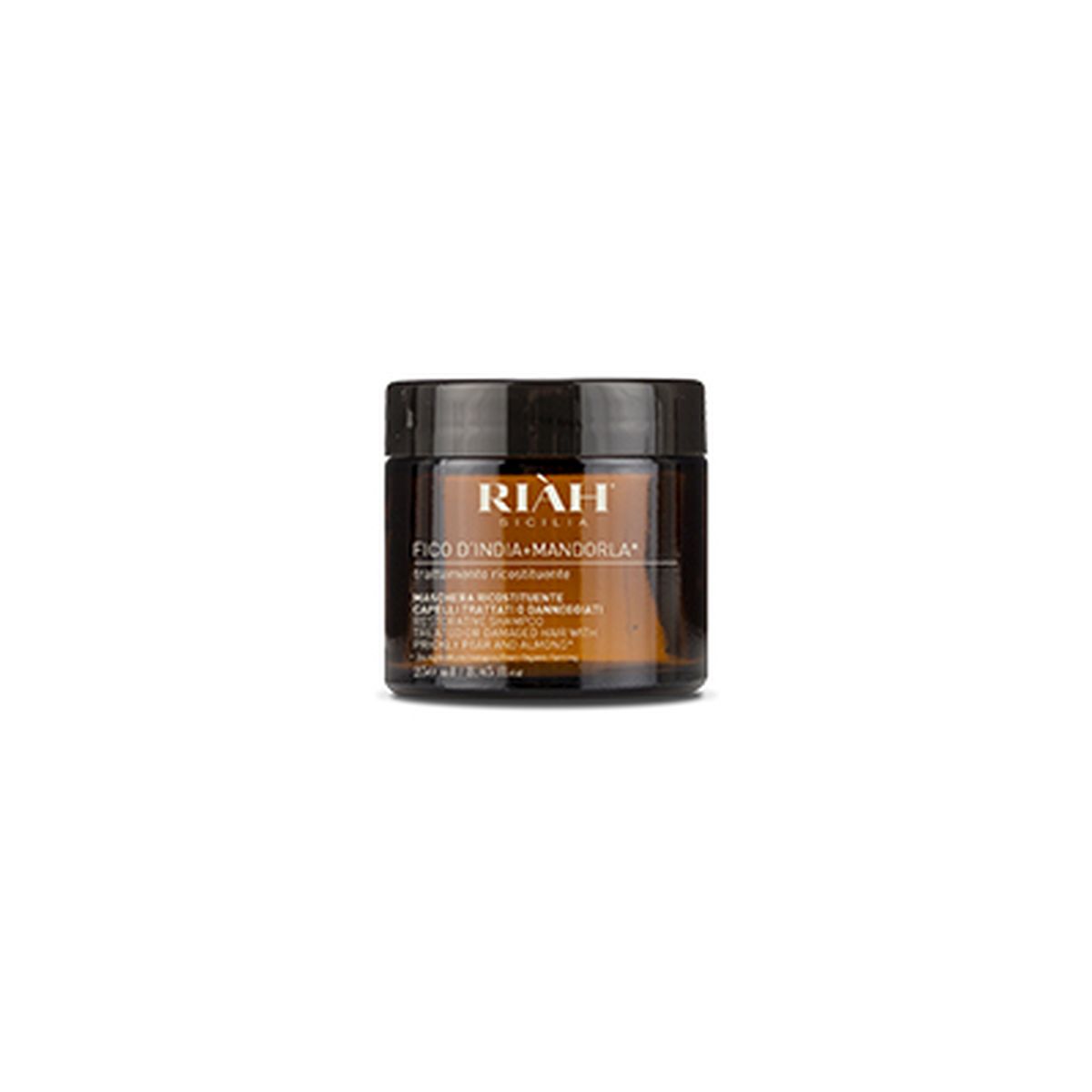 Riah Riah Fico D'india + Mandorla Maschera Ricostituente Per Capelli Trattati O Danneggiati 250ml