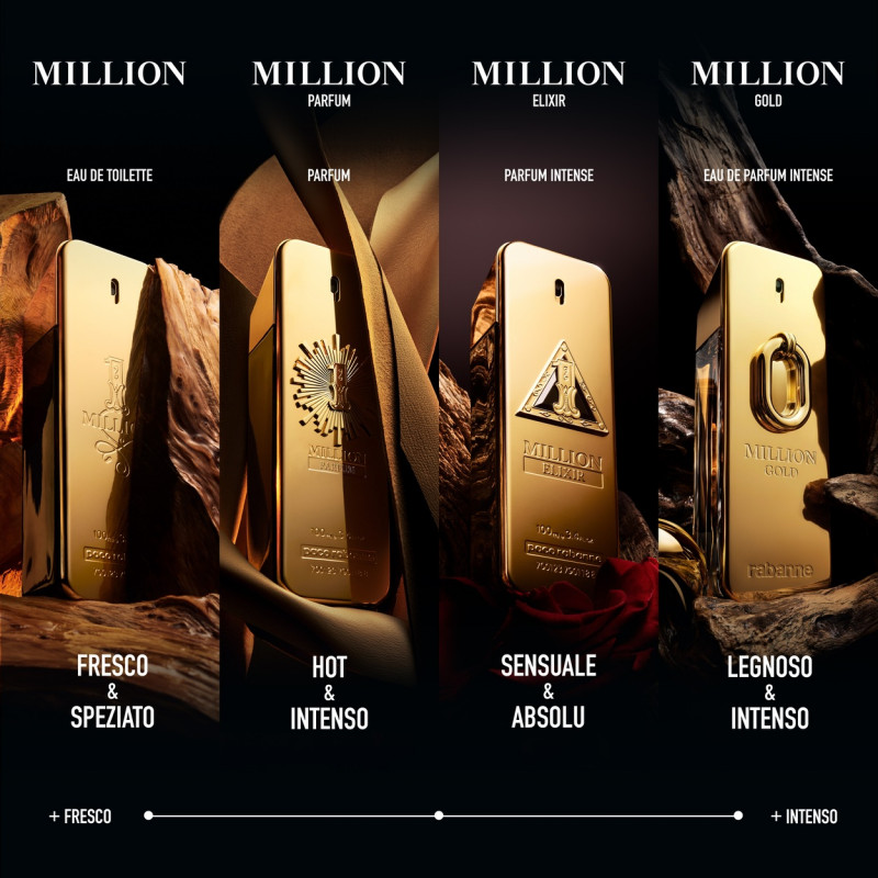Paco Rabanne Million Gold For Him Eau De Parfum Intense 50 Ml