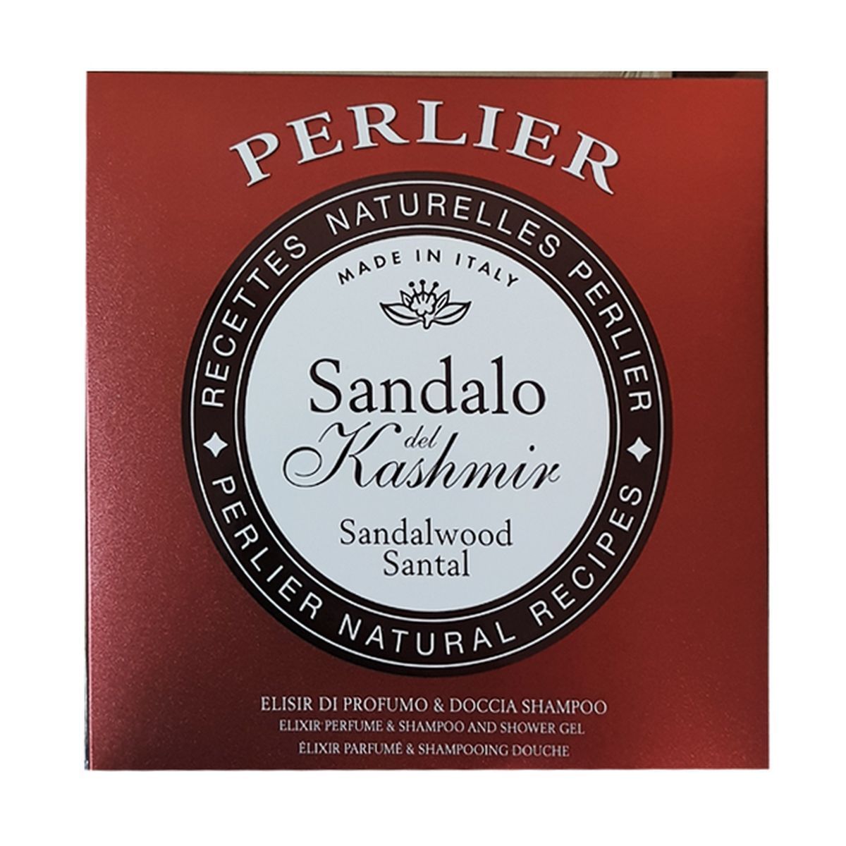 Perlier Cofanetto Sandalo Del Kashmir Elisir Profumo+doccia Shampoo Natale 2020