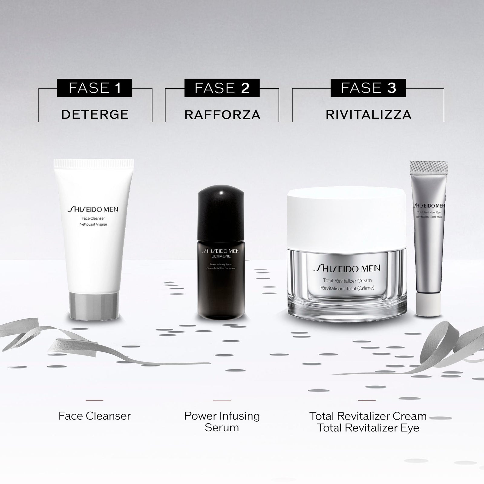 Shiseido Men Cofanetto Total Revitalizer - Holiday Kit Skincare Uomo