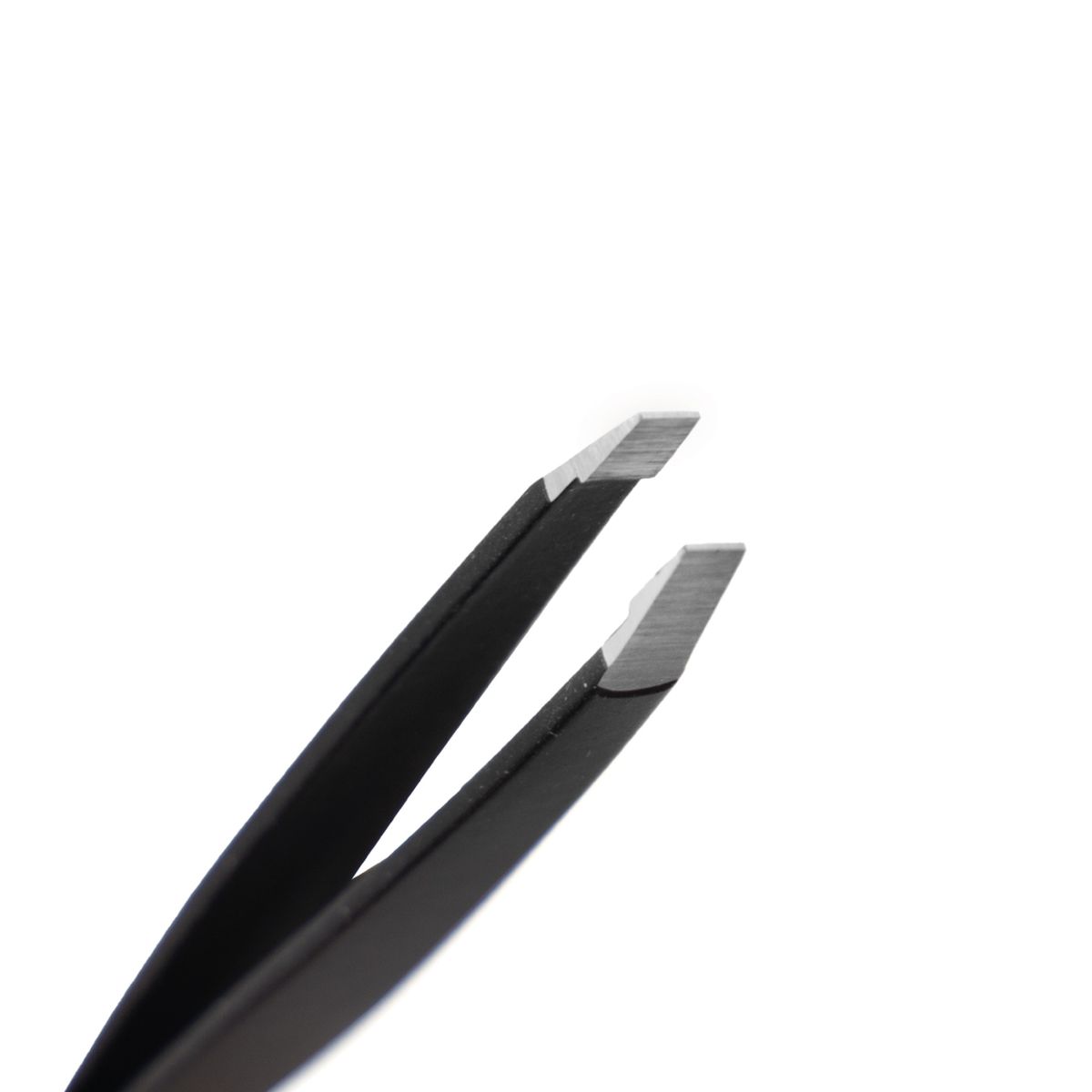 Tweezers - Pinzetta Nera Professionale Punta Obliqua
