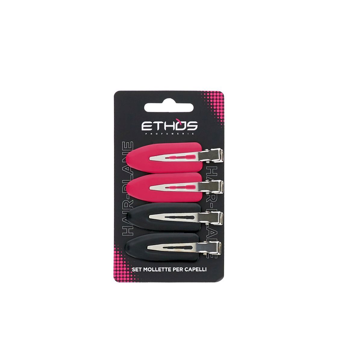 Hair- Plane - Set 4 Mollette Per Capelli