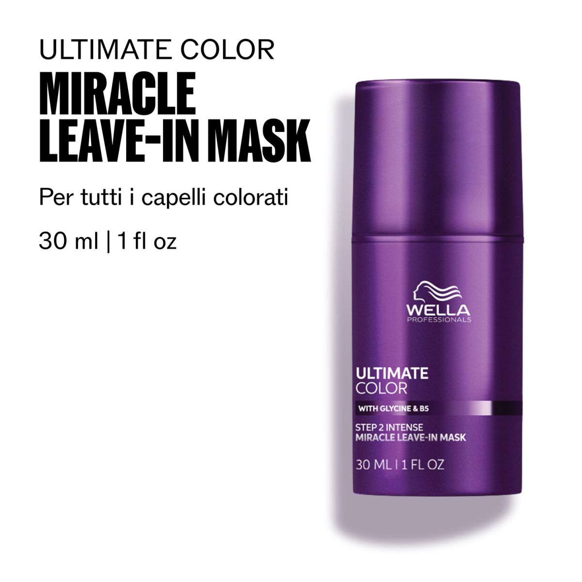Wella Professionals Ultimate Maschera Leave-in Idratante E Anti-rottura Per Capelli Colorati, 30 Ml