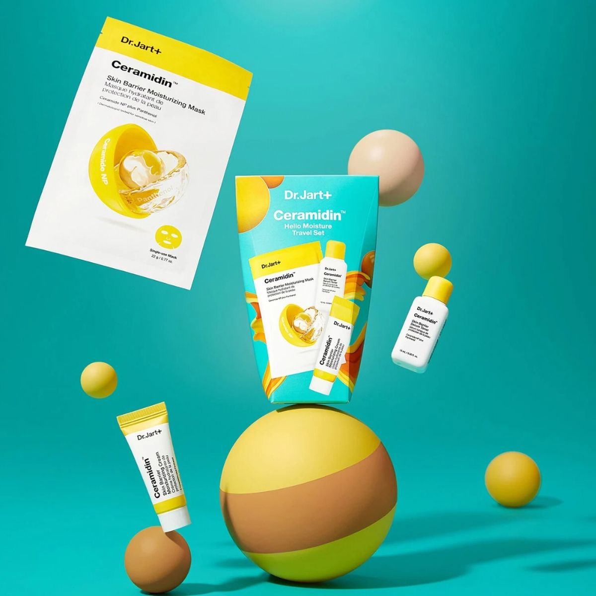 Dr.jart+ Ceramidin Hello Moisture Travel Set 15ml+7ml+22g
