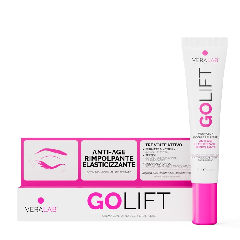 Veralab Go Lift  Crema Contorno Occhi Antietà Rimpolpante 15ml