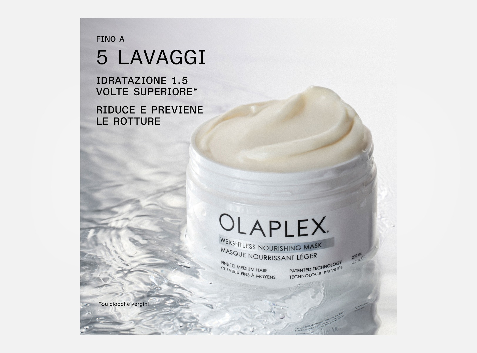 Olaplex Weightless Nourishing Mask Maschera Nutriente Leggera Capelli Fini 200ml