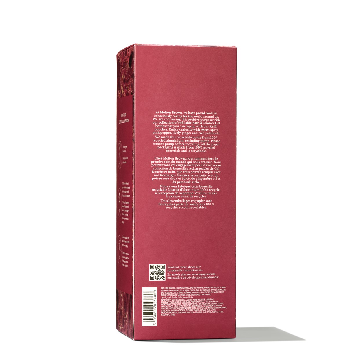 Molton Brown Limited Edition Fiery Pink Pepper Infinte Bottle 400ml