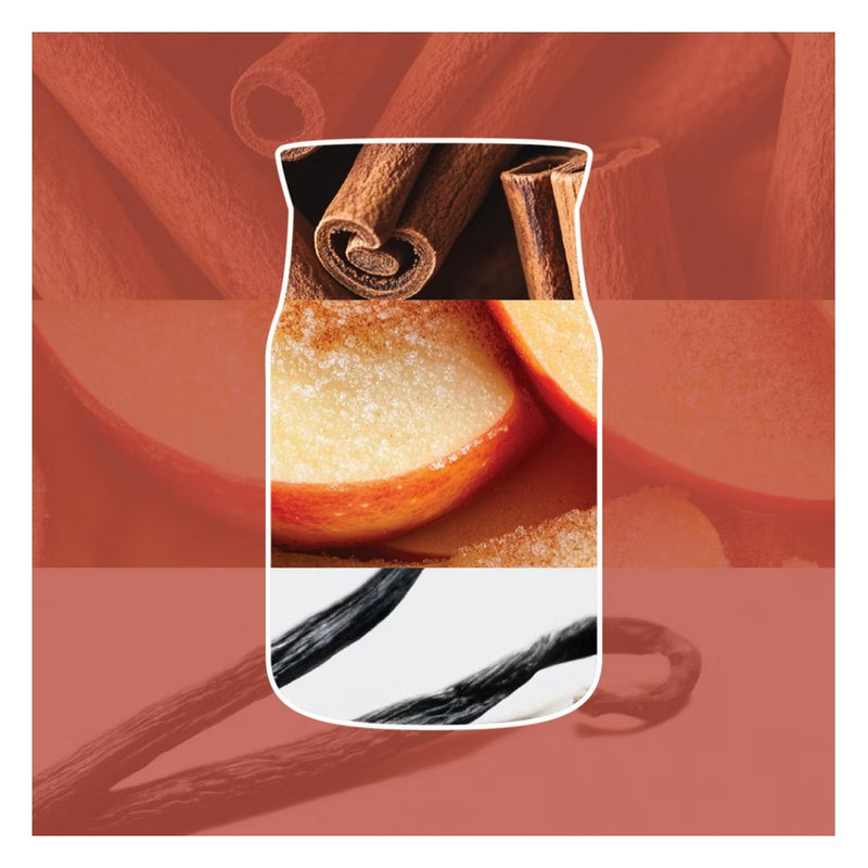 Yankee Candle Candela Giara Media Signature Sugared Cinnamon Apple