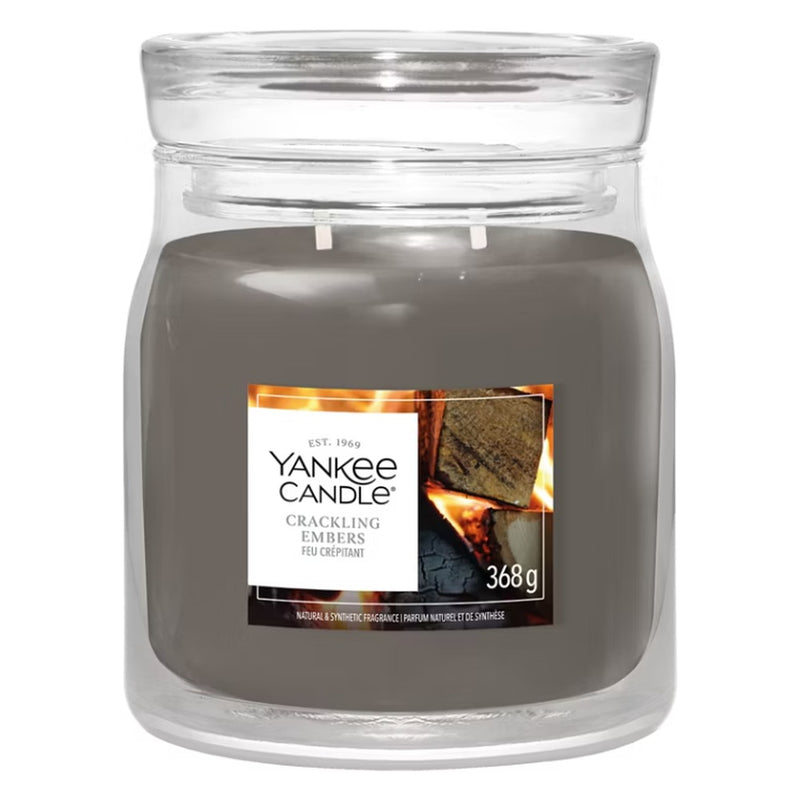 Yankee Candle Candela Giara Media Signature Crackling Embers