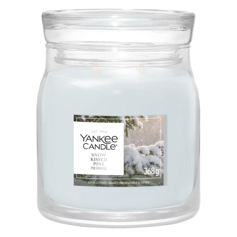 Yankee Candle Candela Giara Media Signature Snow Kissed Pine