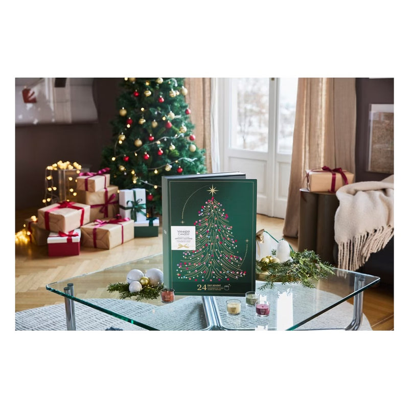 Yankee Candle Calendario dell'Avvento 24 mini candele Verde