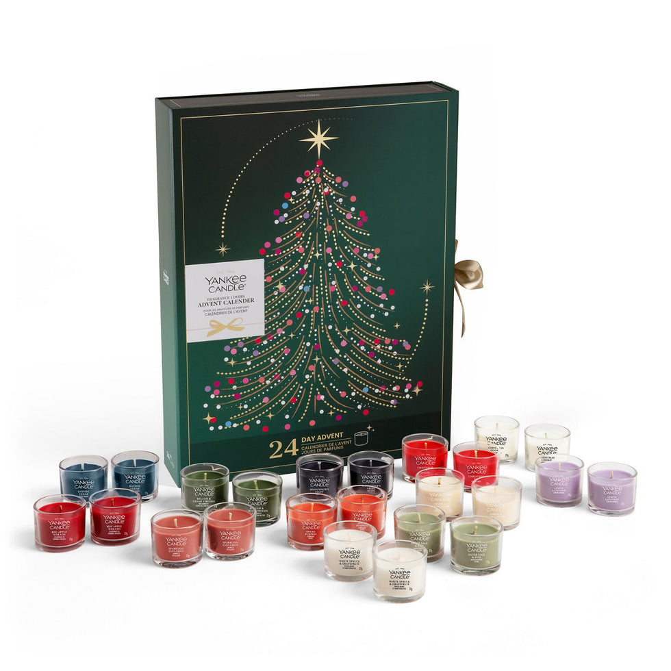 Yankee Candle Calendario dell'Avvento 24 mini candele Verde