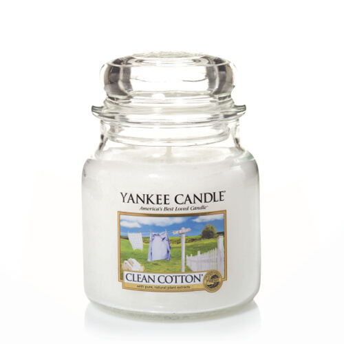 Yankee Candle Clean Cotton Giara Media 411g