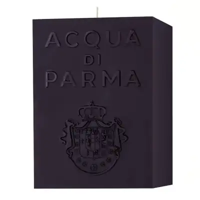 Amber Black Candle