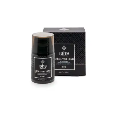 Crema Viso Uomo | Acido Ialuronico Ed Olio D’argan Profumo Oud