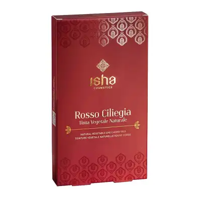 Isha - Rosso Ciliegia Tinta Vegetale Naturale 100 Gr.