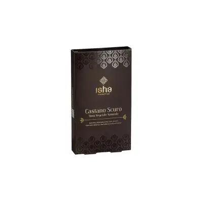 Isha - Castano Scuro Tinta Vegetale Naturale 100 Gr.