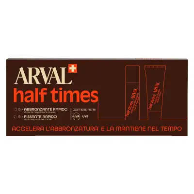 Half Times - Abbronzante Rapido Spf 6  10 (5 Fl. + 5 Tb.)ml
