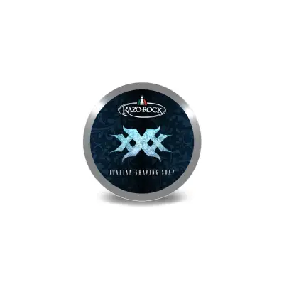 Razorock Sapone Da Barba 250 Ml Xxx Menthol In Vaso Di Vetro